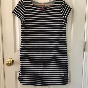 Navy and white LOFT dress size S